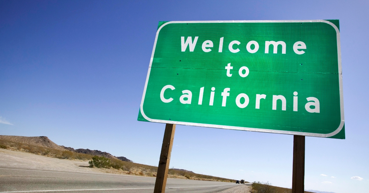 california sign